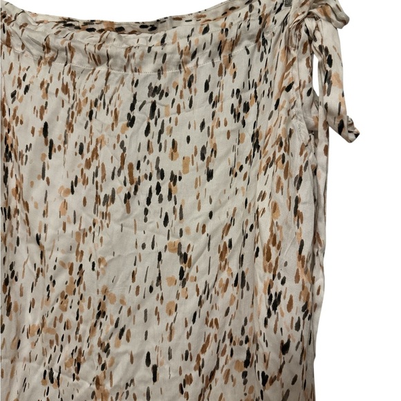 Grade & Gather Abstract Print Wrap Skirt – Size Small - Picture 3 of 4